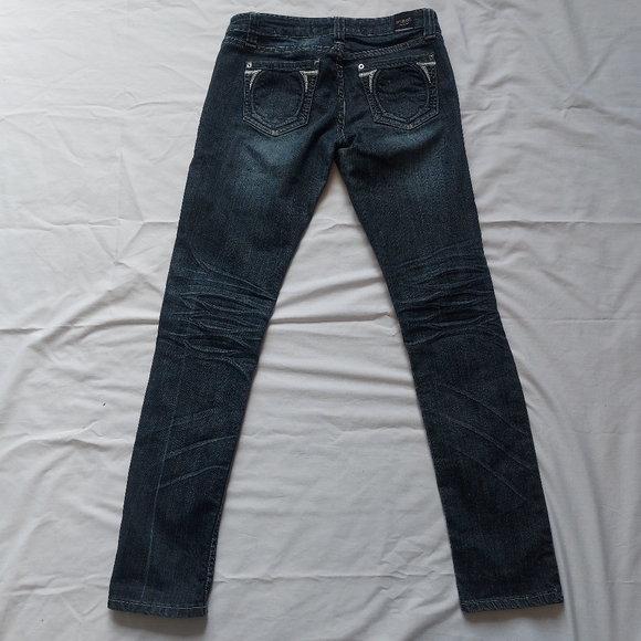 Zco Premium Jeans Womens Low Rise Skinny Blue Jeans, Size 7 - Picture 6 of 8